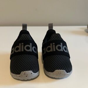 Adidas Kids Black and Gray Sneakers
